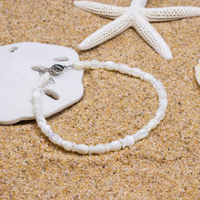 Shell Anklet - Mother of Pearl Beach Sea Shell Jewelry