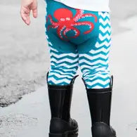 Baby Bootie Pants - Octopus Bootie