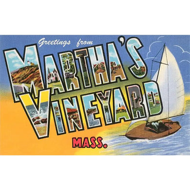 Magnet - Greetings from Martha's Vineyard, Mass.
