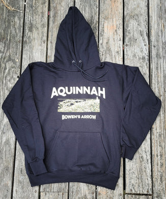 Aquinnah Hoodie with Lighthouse and Cliffs - Bowen's Arrow