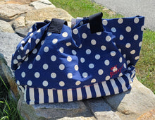 Nautical Tote with Sequin Anchor