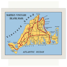 2.5'' X 3.5'' Vintage Martha's Vineyard Map Magnet
