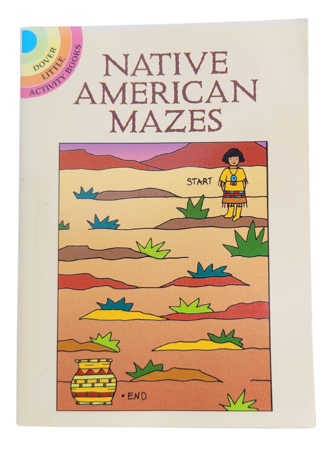 Book Children's - Native American Mazes