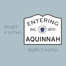 Entering Aquinnah Martha's Vineyard Sticker