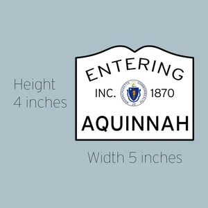 Entering Aquinnah Martha's Vineyard Sticker