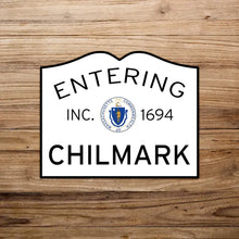 Entering Chilmark Martha's Vineyard Sticker