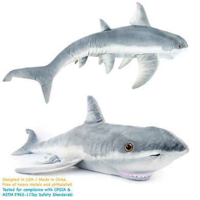 Kiki the Great White Shark | 52 Inch Stuffed Animal