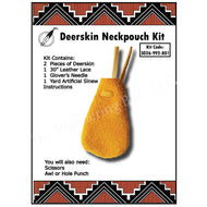 Deerskin Neck Pouch Kit DIY Medicine Bag