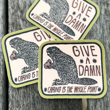 Give A Damn Beaver Sticker - Matte Vinyl