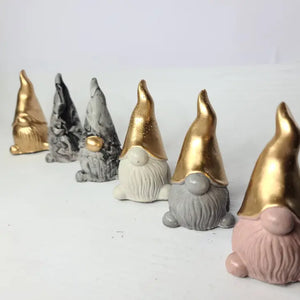 Concrete Gnome Sculpture Decoration | Plant Buddy Pot Décor