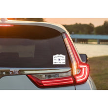 Entering Amity  Island Sticker