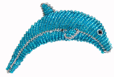 Hand Beaded Dolphin Small