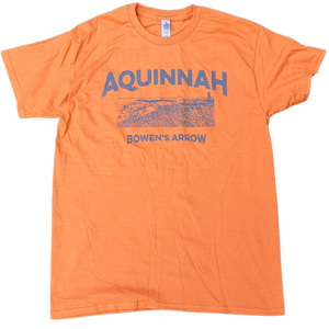 Aquinnah T-shirt with Lighthouse and Cliffs Scene