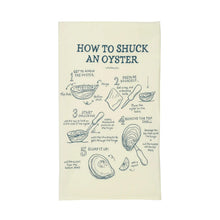 How To Shuck An Oyster - Tea Towel