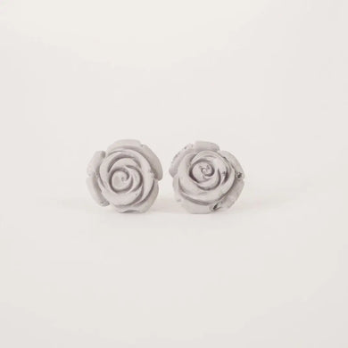 Concrete Rose Earrings