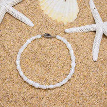 Shell Anklet - Mother of Pearl Beach Sea Shell Jewelry