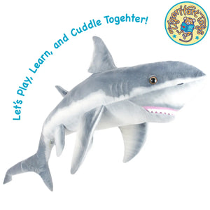 Kiki the Great White Shark | 52 Inch Stuffed Animal