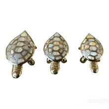Beautiful Brass Turtle Box with Mother of Pearl Inlay