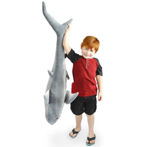 Kiki the Great White Shark | 52 Inch Stuffed Animal