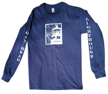 Gay Head Lighthouse with PRINTING ON THE SLEEVE - Long Sleeve T-Shirt