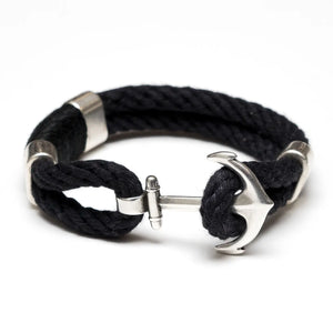 Waverly Bracelet - Ivory/Navy/Silver