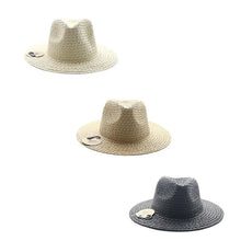 Straw Fedora Hat Lightweight Summer Boutique Fashion Hat