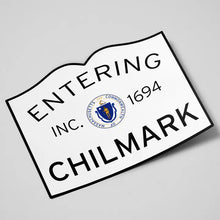 Entering Chilmark Martha's Vineyard Sticker