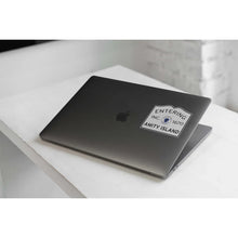 Entering Amity  Island Sticker