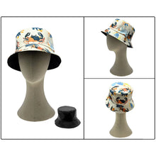 Reversible Crab Print Bucket Hat