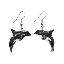 Hand Painted Ceramic Miniature Animal Earrings