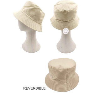 Reversible Solid Bucket Hat