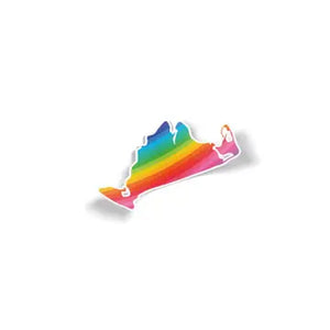 Martha's Vineyard Pride Rainbow Vinyl 5" Sticker