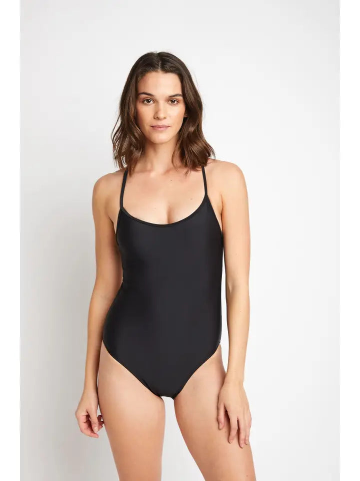 One Piece Black Bathing Suit - Women's S-XXL