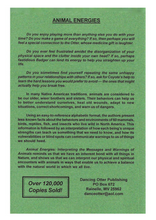 Book - Animal Energies