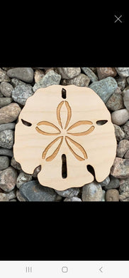 Wood Sand Dollar Clock