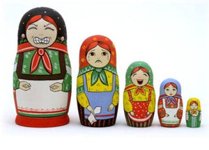 Stress Reliever  Nesting Doll 5pc./6"