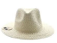 Straw Fedora Hat Lightweight Summer Boutique Fashion Hat