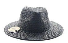 Straw Fedora Hat Lightweight Summer Boutique Fashion Hat