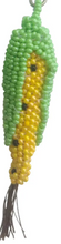 Beaded Corn Keychain