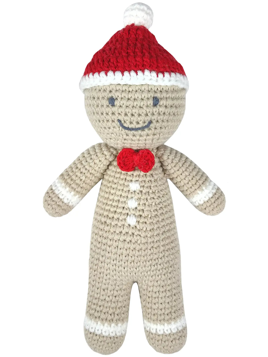 Baby Crochet Gingerbreadman Rattle
