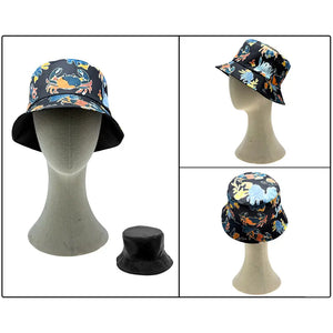 Reversible Crab Print Bucket Hat