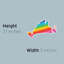 Martha's Vineyard Pride Rainbow Vinyl 5" Sticker