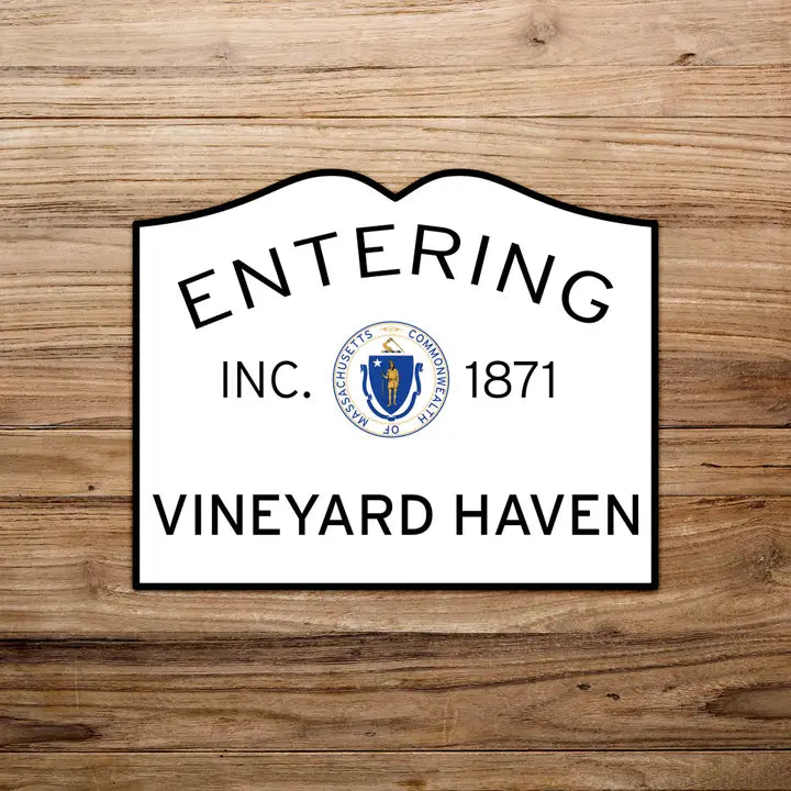 Entering Vineyard Haven Martha's Vineyard Sticker