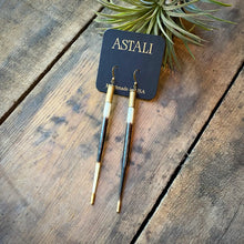 Porcupine Quill in Bullet Earrings, Shell Casings, Quills