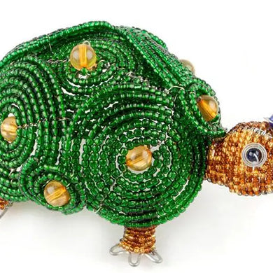 Hand Beaded Turtle