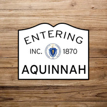 Entering Aquinnah Martha's Vineyard Sticker