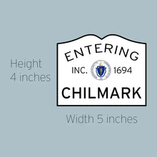 Entering Chilmark Martha's Vineyard Sticker