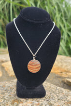 Gay Head Clay Jewelry Collection - New Moon 20mm Pendant with Cable Chain and Lobster Clasp