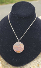 Gay Head Clay Jewelry Collection - Full Moon 30mm Pendant with Cable Chain and Lobster Clasp