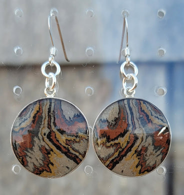 Gay Head Clay Jewelry Collection - Gay Head Clay Jewelry Collection -New Moon 20mm Earrings Sterling Silver
